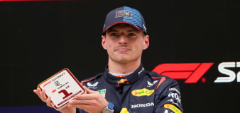 Max Verstappen denies Lewis Hamilton a sprint victory in China
