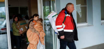 Kyiv evacuates two hospitals after Belarus KGB chief sparks airstrike fears