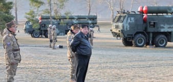 North Korea's Kim oversees firing drills with 'super-large' rocket launchers, state media says