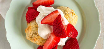King Arthur's 2-ingredient biscuits make the best strawberry shortcakes