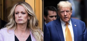 Stormy Daniels returns to stand for second day of testimony at Trump trial