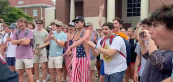 University of Mississippi: ‘abhorrent’ counter-protesters condemned