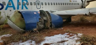 11 injured as Boeing jet skids off runway in Senegal