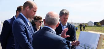 Prince of Wales visits homelessness project on Duchy of Cornwall’s new build site
