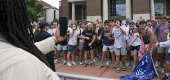 Ole Miss fraternity expels member who appeared to make apelike sounds toward Black protester