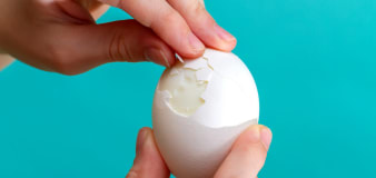 Hate peeling hard-boiled eggs? Here's how to make it easier
