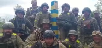 Ukrainian troops defending Kharkiv 'reach Russian border' 
