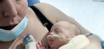 Mum saves baby with CPR after middle of the night 'gut feeling'