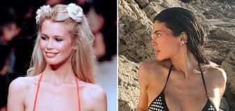 Claudia Schiffer Modeled the Same Bikini as Kylie Jenner in 1994