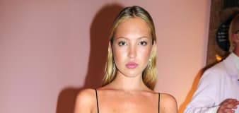Seeing Double! Lila Moss Channels Mom Kate Moss in '90s Style Slip Dress