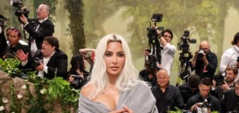 Kim Kardashian Wears Eerily Tiny Corset at 2024 Met Gala