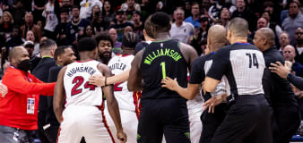 Jimmy Butler, 3 others ejected after Miami Heat, New Orleans Pelicans brawl