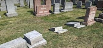Rabbi decries act of ‘senseless hatred' after dozens of headstones damaged at Jewish cemetery in NY
