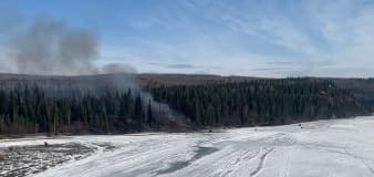 Plane crashes after takeoff in Alaska, bursts into flames; no survivors found