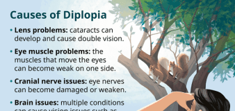 Diplopia (double vision) and treatment effectiveness