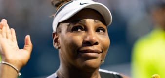 Serena Williams bids tearful farewell to fans