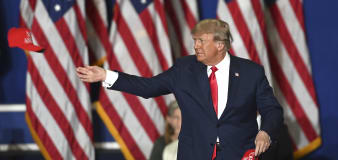 Trump rallies drift to fringe ahead of potential 2024 bid