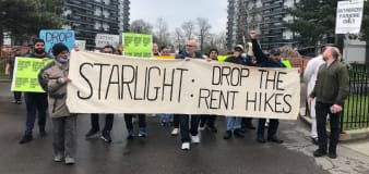 Striking tenants mark one year of withholding rent from landlords