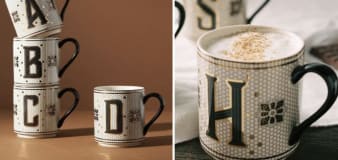 Anthropologie’s monogram mugs sell out every holiday season