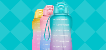 Amazon shoppers love this motivational water bottle