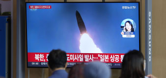 N.Korea fires missile over Japan, stopping trains and sparking warning message