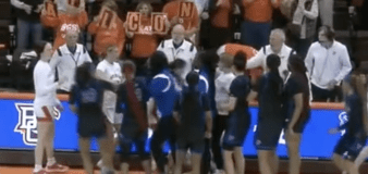 Police called after WNIT player appears to throw punch