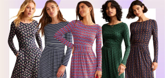 Boden's popular jersey dress now comes in 12 prints