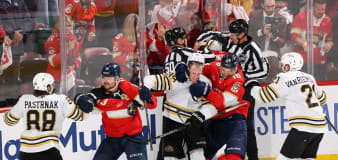 Panthers-Bruins Game 2 gets out of hand as Florida ties series with blowout win