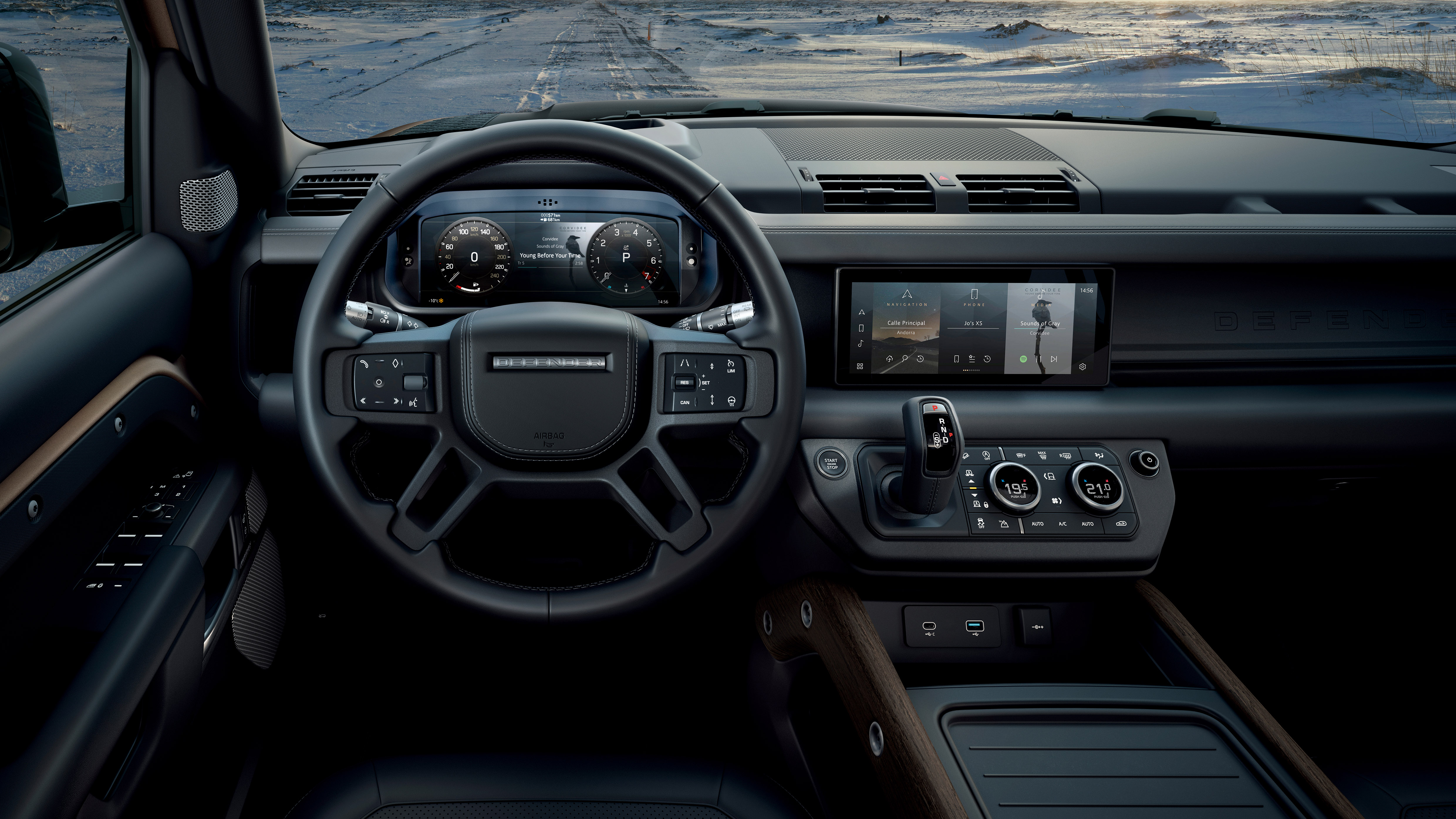 2020 Land Rover Defender Interior Photo Gallery Autoblog