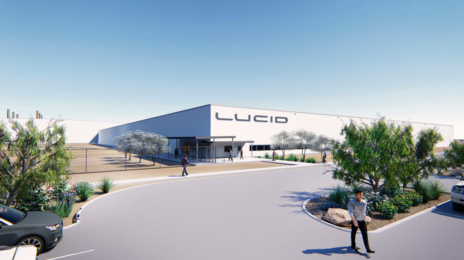 Lucid Motors begins work on massive Arizona assembly plant for Air EVs