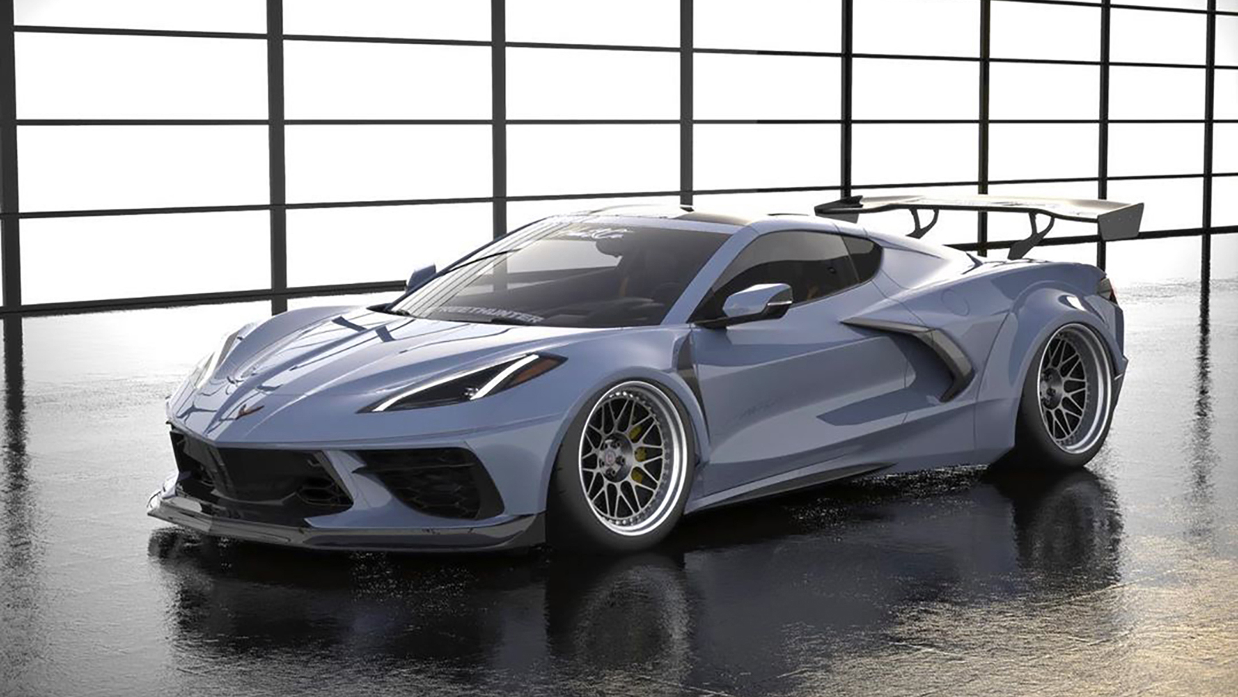 2020 Corvette C8 Lowered Widebody Kit Is In The Works Autoblog