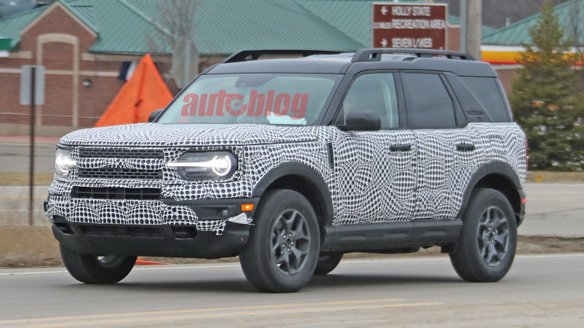 2021 Ford Bronco Sport spied on the road with little ...