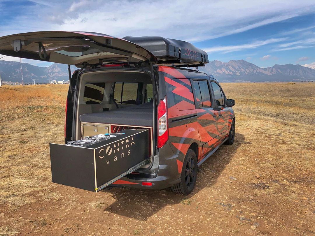 Betere Ford Transit Connect converts into Family Camper Van for $15K XI-05