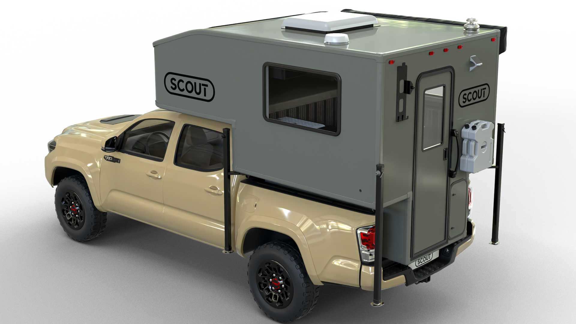 Scout Yoho is a lighter-weight camper for midsize pickups - Autoblog