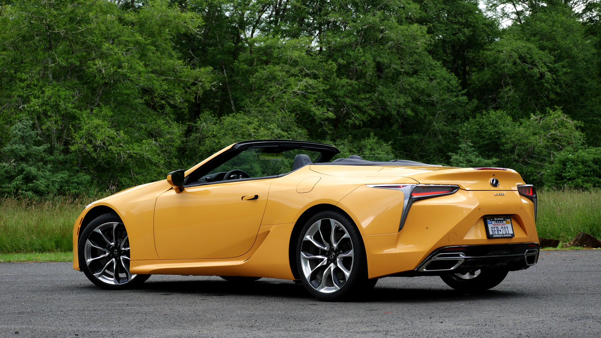 2021 Lexus LC 500 Convertible First Drive | Is less roof better? 