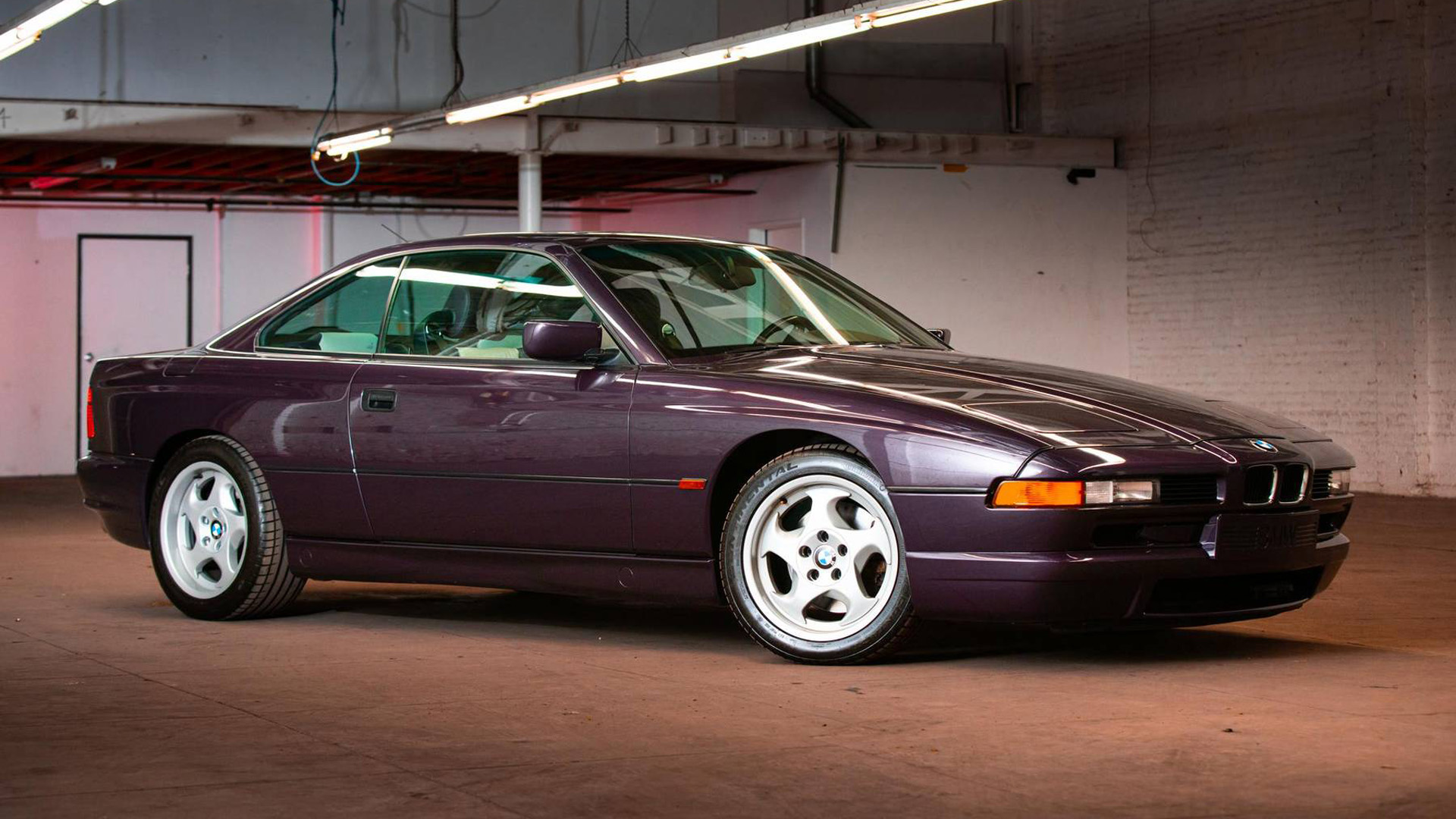 1995 BMW 850CSi is one-of-a-kind purple, manual, V12 masterpiece