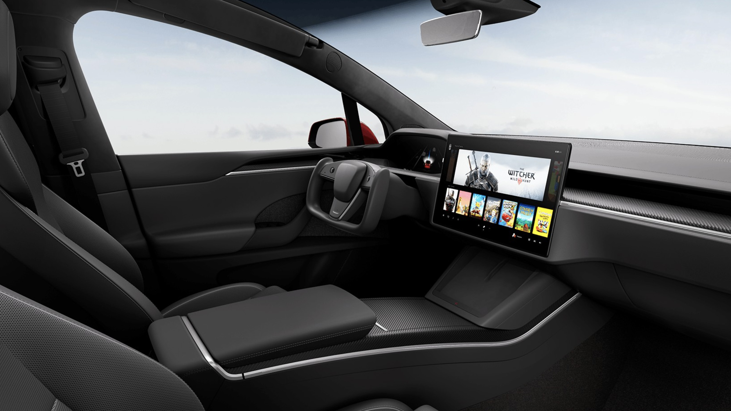 Tesla Model X updated with new interior, gaining the yoke-style wheel