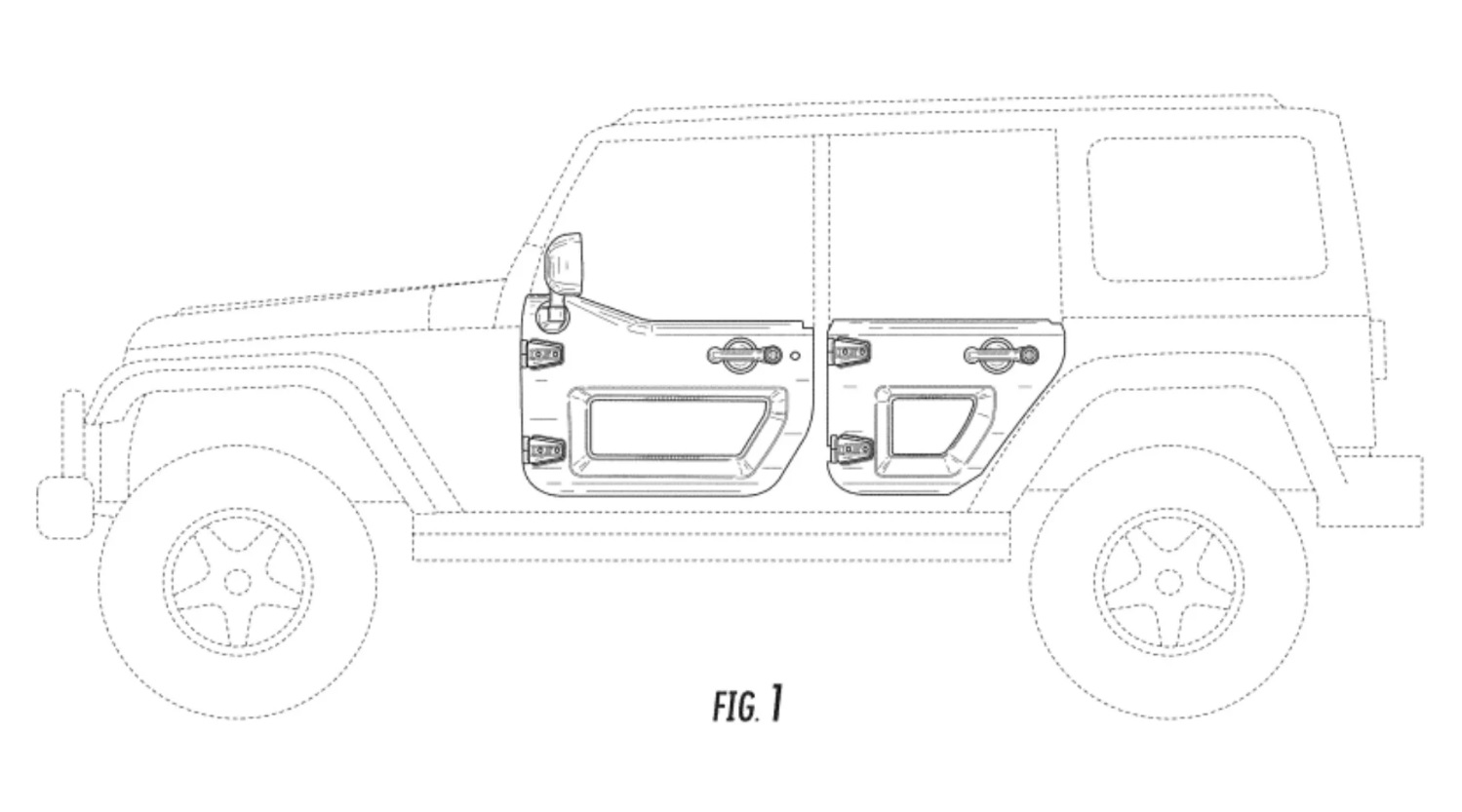 Jeep Wrangler donut doors patent images Photo Gallery