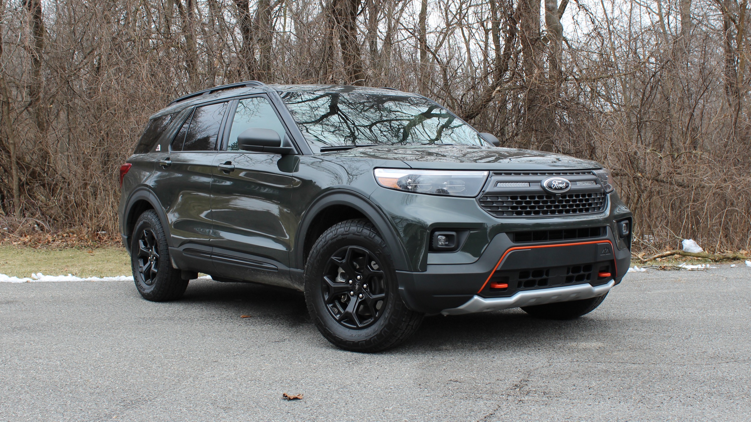 Black Ford Explorer Timberline