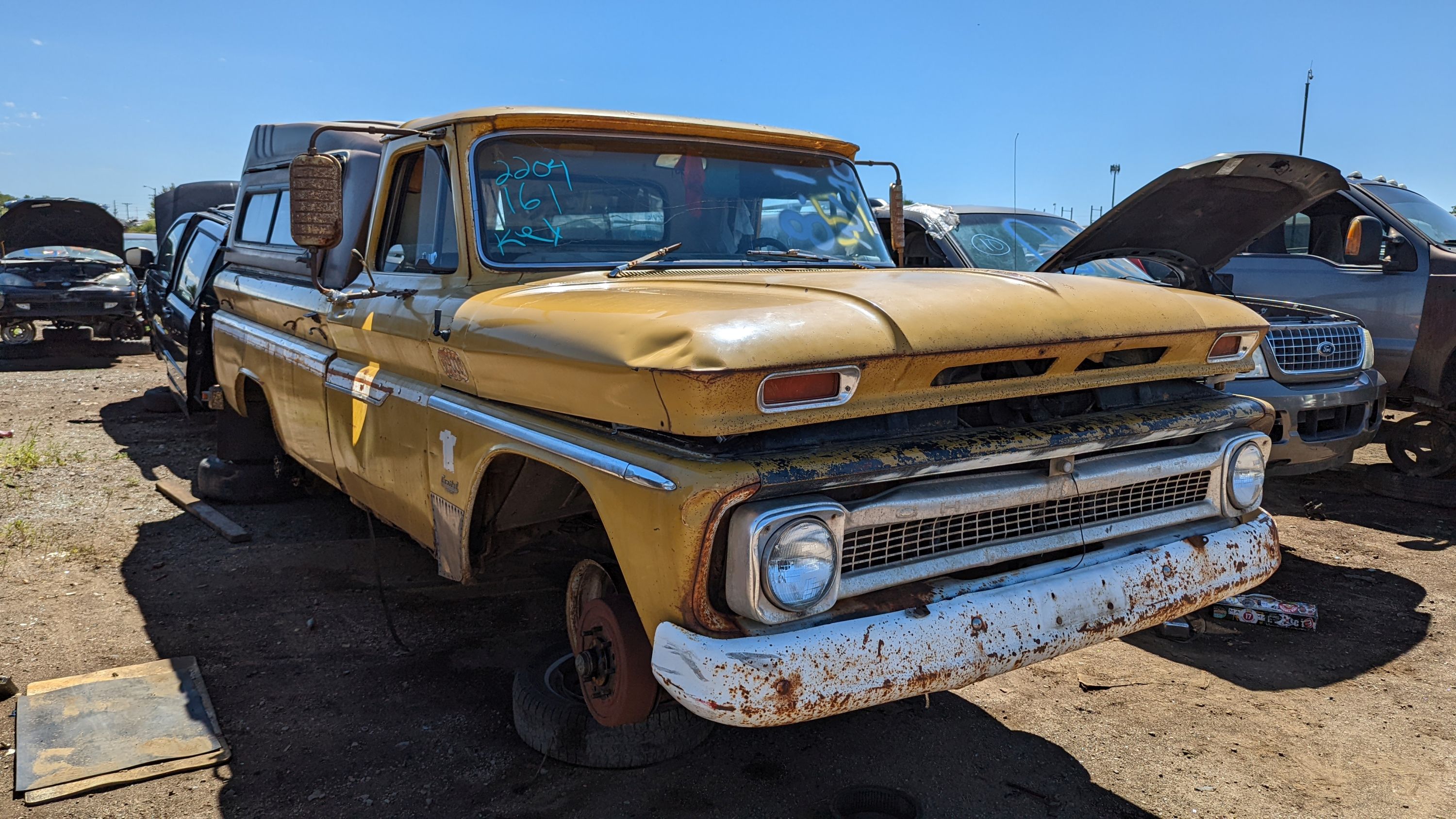 57 - 1964 Chevrolet C20 Pickup in Colorado junkyard - Photo by Murilee Martin