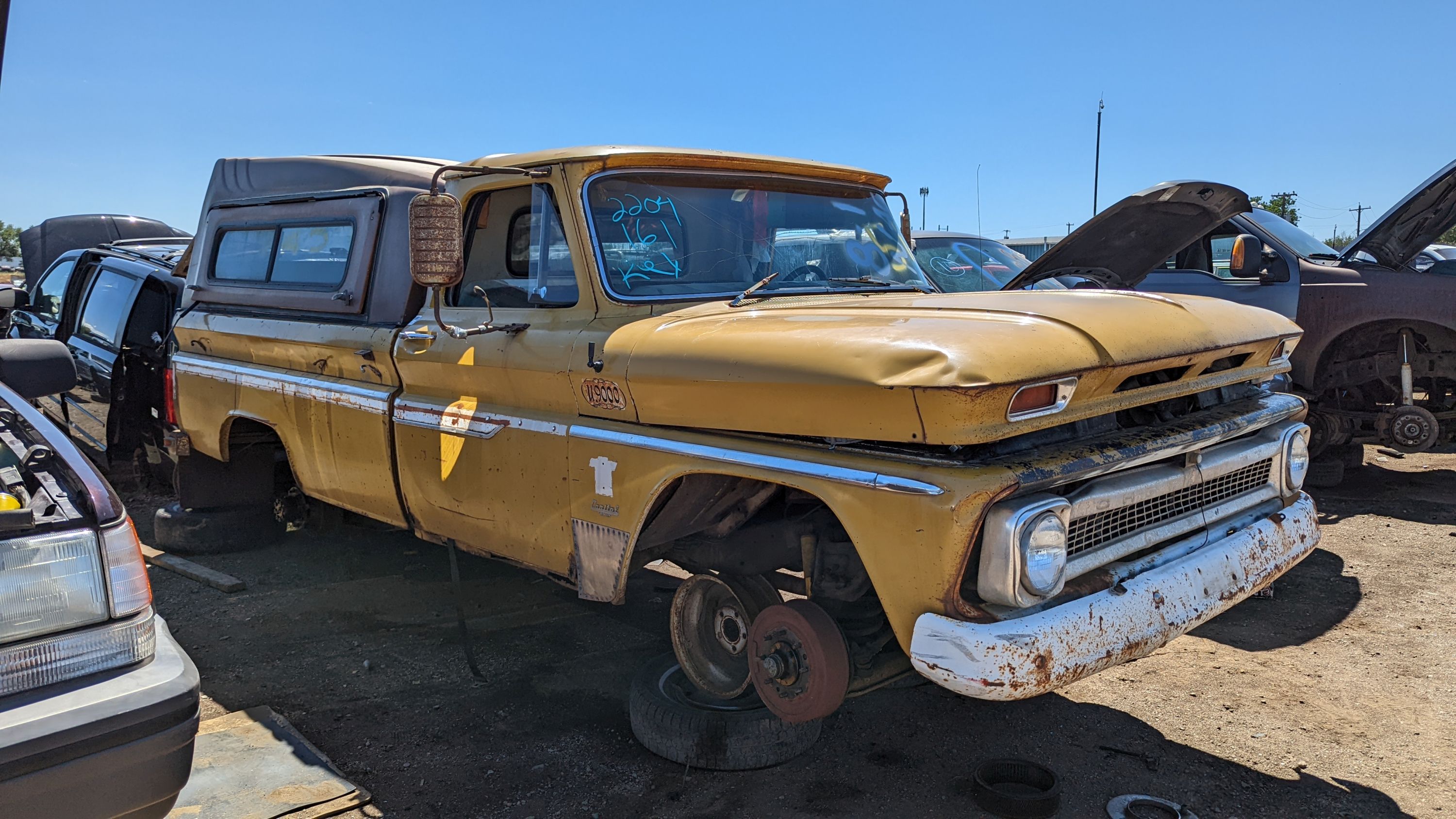 59 - 1964 Chevrolet C20 Pickup in Colorado junkyard - Photo by Murilee Martin