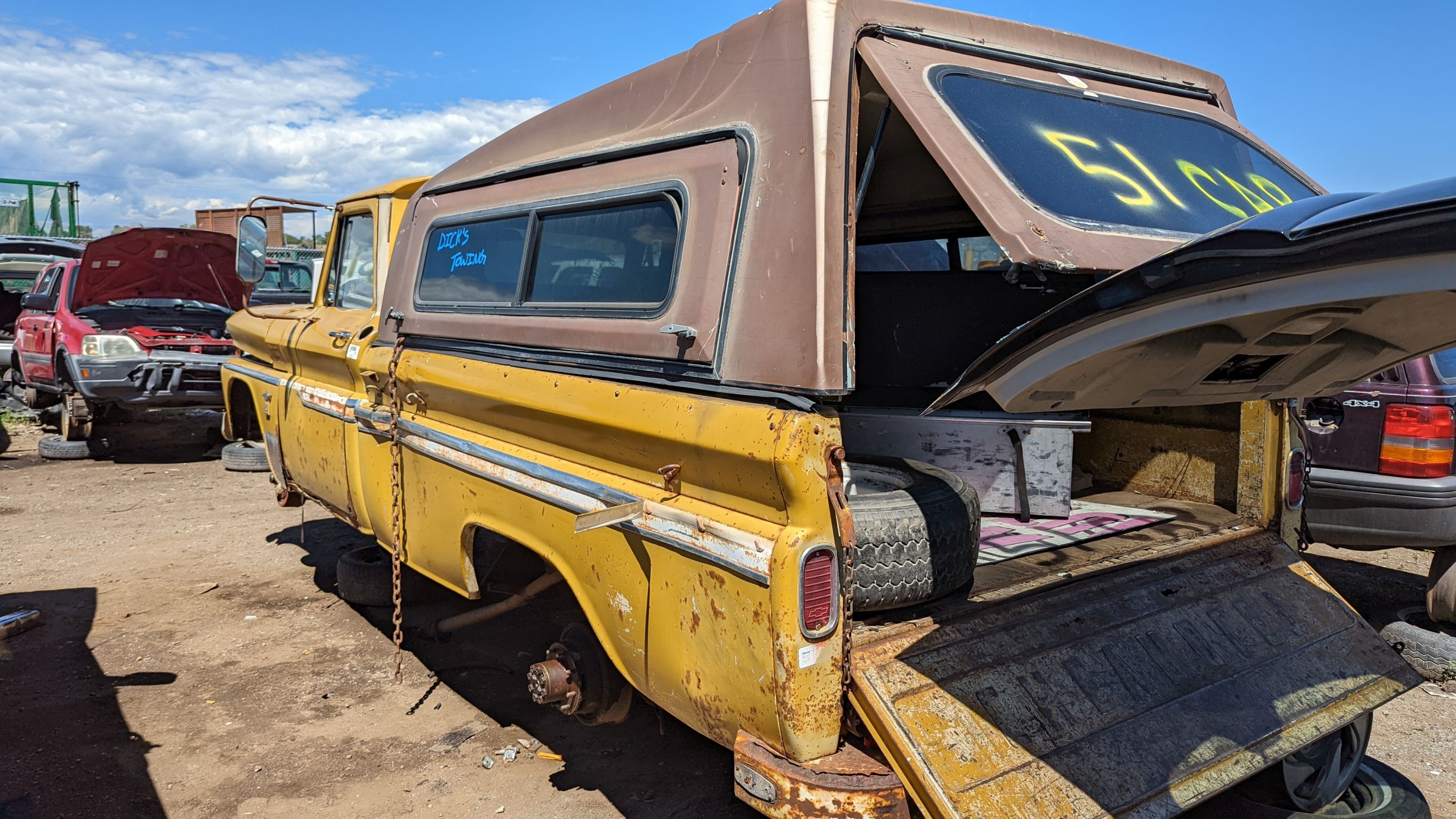 66 - 1964 Chevrolet C20 Pickup in Colorado junkyard - Photo by Murilee Martin