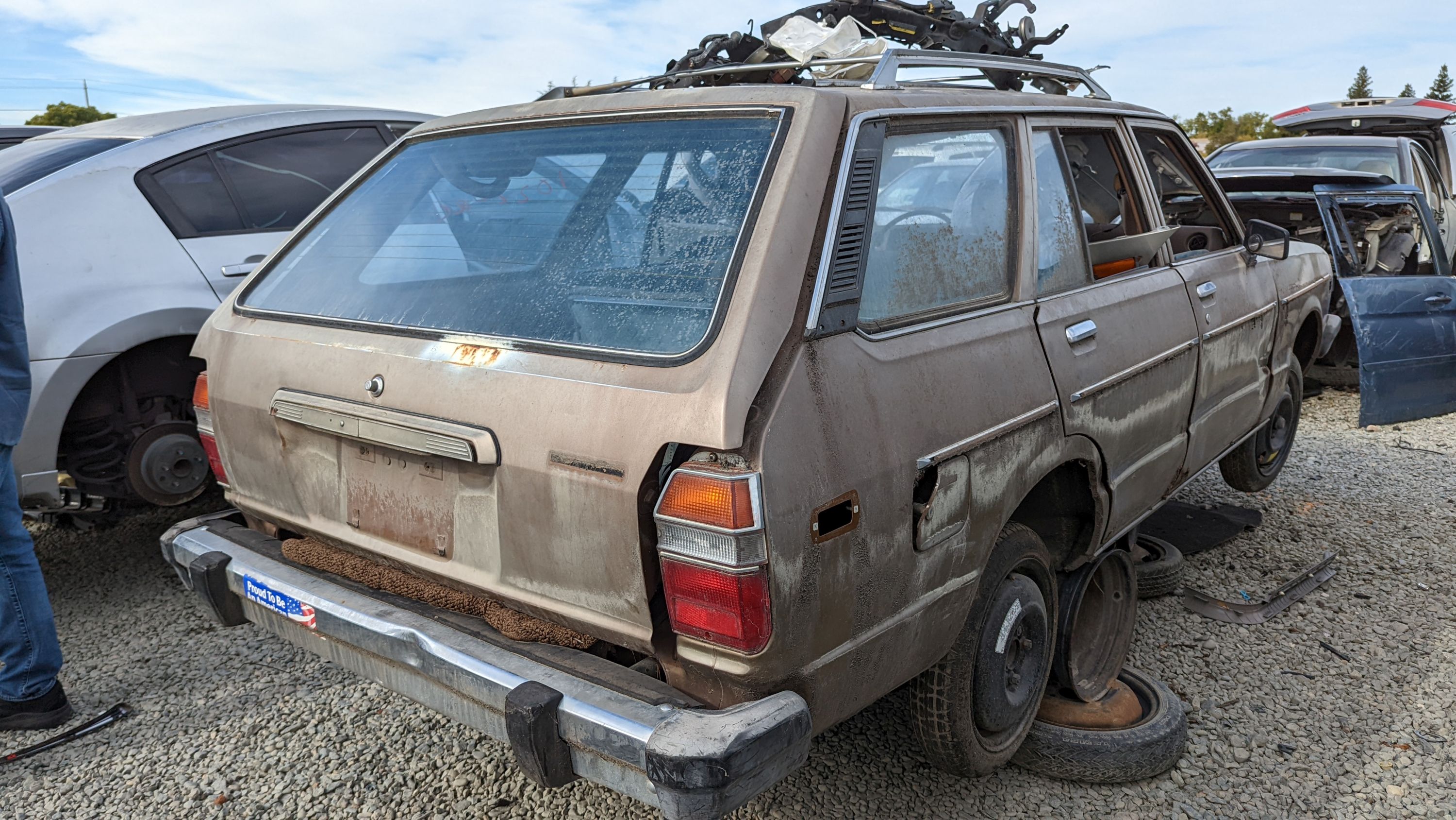 32 - 1978 Datsun 510 wagon in California junkyard - photo by Murilee Martin