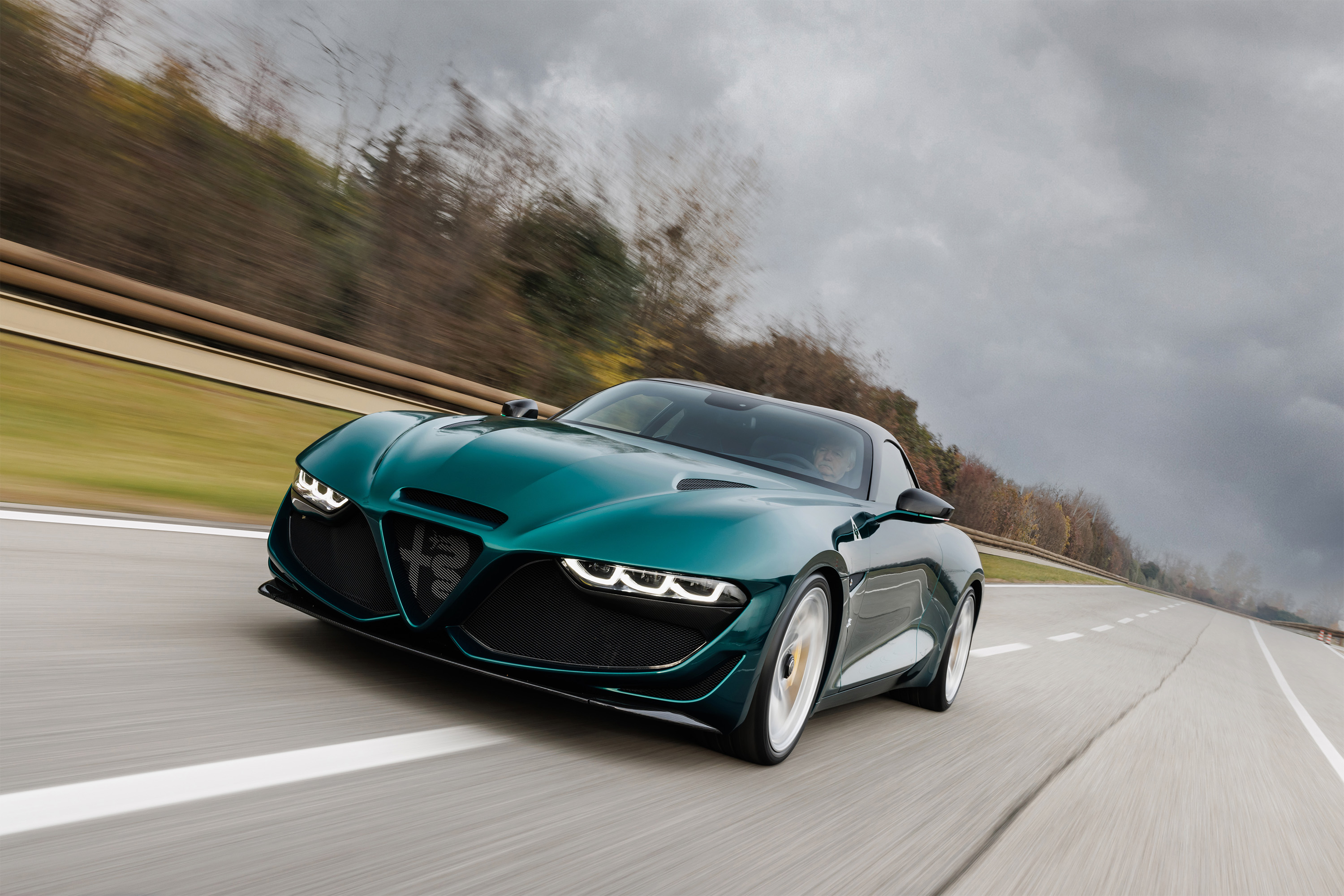 Alfa Romeo Giulia SWB Zagato revealed as a glorious green oneoff coupe