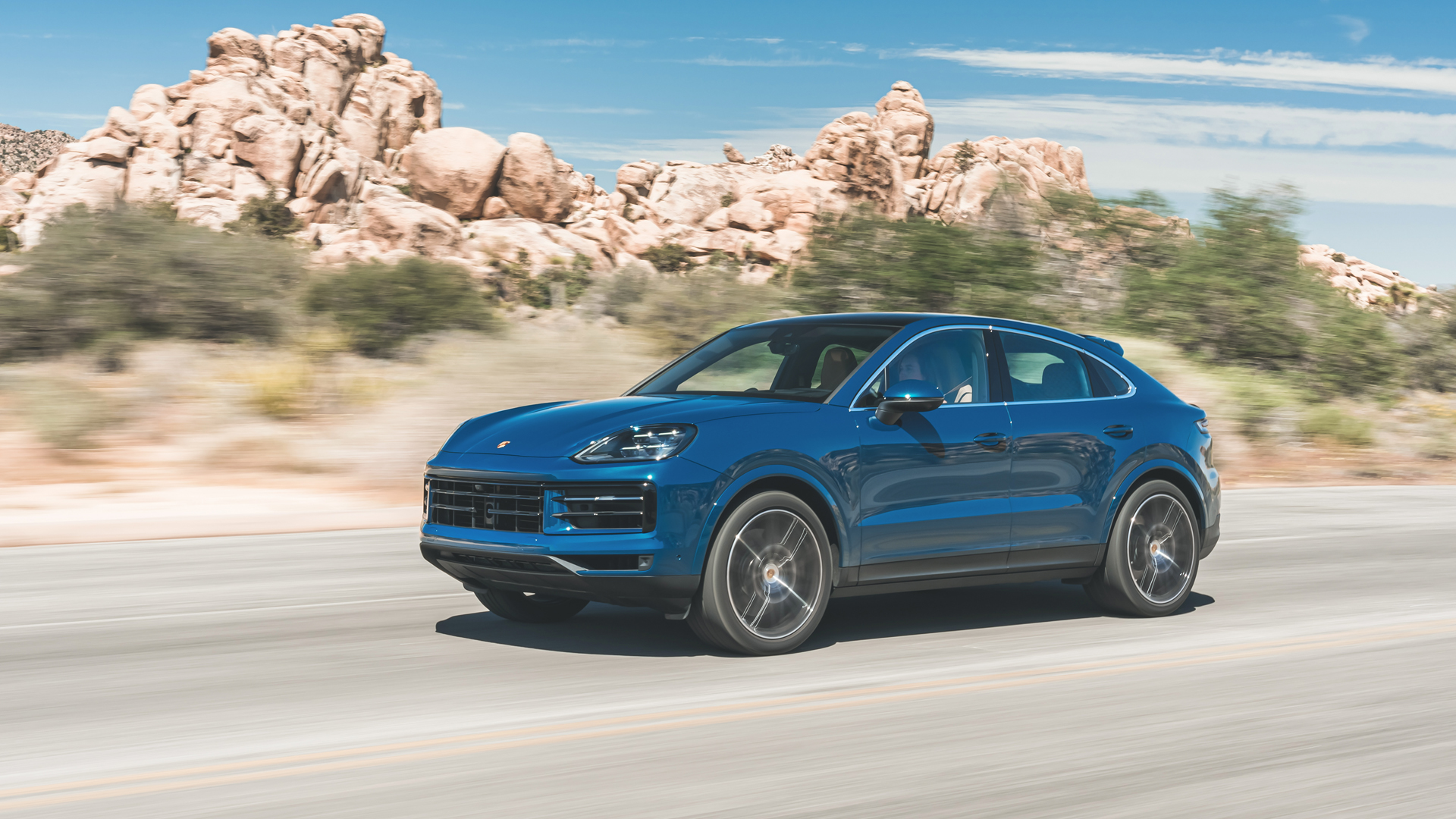 2024 Porsche Cayenne S Coupe in Montego Blue Photo Gallery