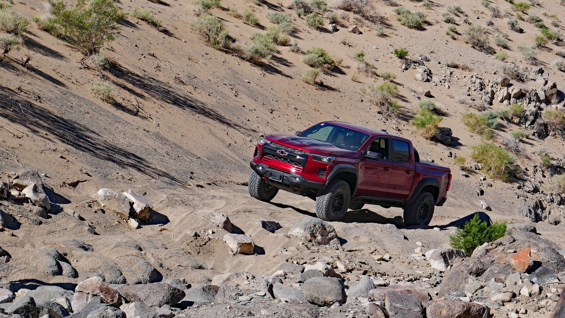 2024 Chevy Colorado ZR2 Bison First Drive Review Crawls on rocks