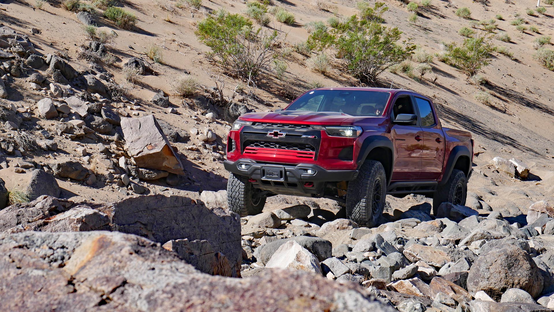 2024 Chevy Colorado ZR2 Bison First Drive Review Crawls on rocks