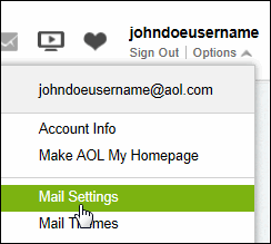 how to block emails in aol
