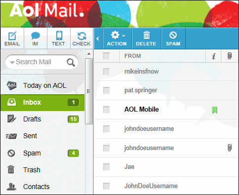 How do I delete my AOL email address?
