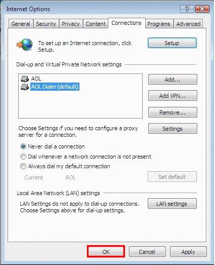 Set Up A Dial Up Connection In Vista